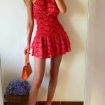 Μινι φόρεμα εξώπλατο με σούρες πορτοκαλί