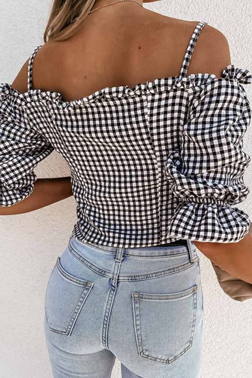 gingham-off-shoulder-top-with-buttons-200115778-1-kookoo-2