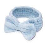 Headband κορδέλα για μακιγιάζ γαλάζιο
