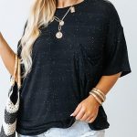 T-shirt splatter με τσεπάκι