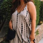 Mini tie dye φόρεμα με τιράντες