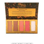 MUA face palette golden hour