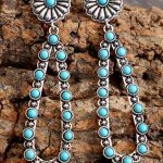 Boho κρεμαστά σκουλαρίκια με πέτρες