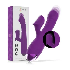 Δονητής IGGY με κλειτοριδικό διεγέρτη και τεχνολογία Up & Down σε μωβ χρώμα