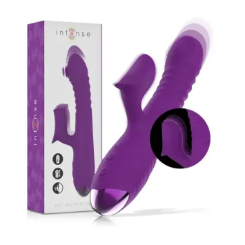 Δονητής IGGY με κλειτοριδικό διεγέρτη και τεχνολογία Up & Down σε μωβ χρώμα