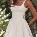 Corset μινι girly φόρεμα μπεζ