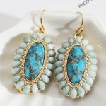 Χρυσαφί Vintage σκουλαρίκια οβάλ