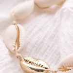 Βραχιόλι summer με κοχύλια λευκό