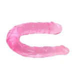 Baile - Διπλό Jelly Dildo 30.5cm ροζ