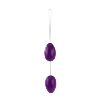Lilac anal balls από ABS με ανθεκτικό nylon cord και δονητική αίσθηση.