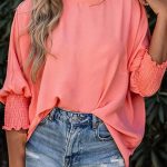 All day ρομαντικό τοπ σε ροζ