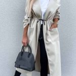 A line παλτό off white