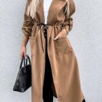 A line παλτό σε μπεζ