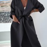 A line παλτό σε μαύρο