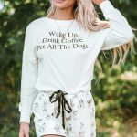 Σετ πιτζάμες με στάμπα