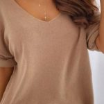 Loose casual αέρινο τοπάκι μπεζ