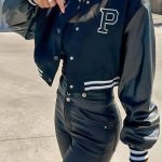 College Bomber πανοφώρι μαύρο