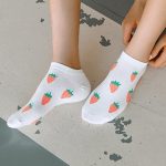 Χαμηλές κάλτσες με print φρούτα 🍓