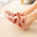 Χαμηλές κάλτσες με print φρούτα 🍉