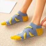 Χαμηλές κάλτσες με print φρούτα 🍌