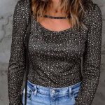 Λεοπάρ μακρυμάνικο κορμάκι