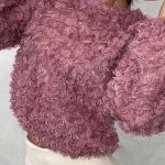 Fluffy ρομαντικό μπλουζάκι σάπιο μήλο