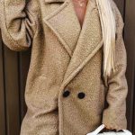 Sherpa κοντό παλτό σε μπεζ