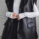 Δερμάτινο γιλέκο αμάνικο