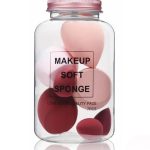 Makeup soft sponge βαζάκι μπορντό