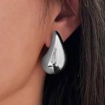 Σκουλαρίκια σταγόνες ασημί