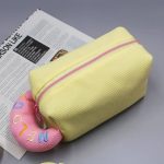 Υφασμάτινο τσαντάκι καλλυντικών κίτρινο