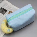 Υφασμάτινο τσαντάκι καλλυντικών γαλάζιο