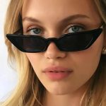 Cat eye γυαλιά σε μαύρο