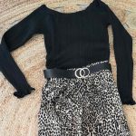 Off shoulder μαύρο τοπ