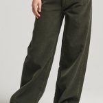 Κοτλέ παντελόνι καμπάνα χακί