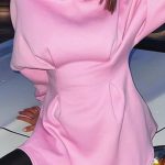 Matrix φούτερ με κουκούλα και κρικάκια ροζ