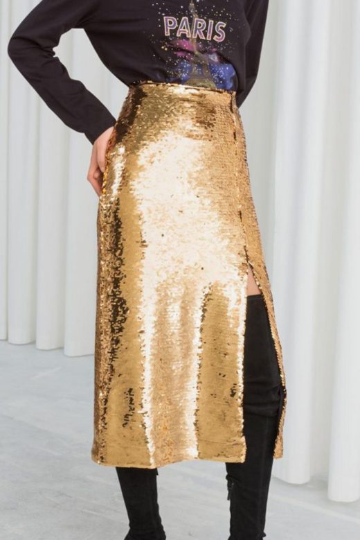 midi-skirt-with-slit-and-sequins-golden-200116444-3-kookoo-1