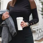 Κορμάκι μαύρο με διαφάνεια