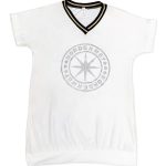 Βελουτέ λευκό μπλουζοφόρεμα