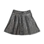 Sparkling φούστα σε Α γραμμή γκρι