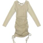 Lurex χρυσό φόρεμα