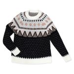 Πολύχρωμο winter cozy πλεκτό μαύρο