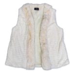 Αμάνικο cream γουνάκι