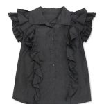 Μαύρο πουκάμισο με φραμπαλά