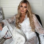 Retro lingerie ρόμπα με δαντέλα σε λευκό