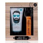 MR. RIGHT Aνδρικό σετ περιποίησης με αφρόλουτρο 100ml & μπρελόκ-ανοιχτήρι μπουκαλιών, Hipster Style - Accentra