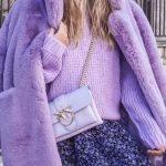 Playful luxury teddy fur λιλά