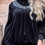 Σετ φόρμας βελουτέ με σχέδιο