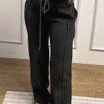 Φόρμα με ραφές μαύρο