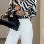 Ριγέ πουκάμισο μαύρο